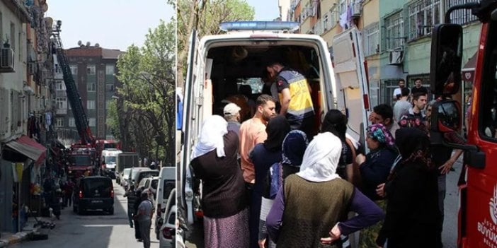 Beyoğlu'nda 4 katlı binada yangın