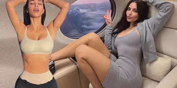 Kim Kardashian göbek deliğini yok etti