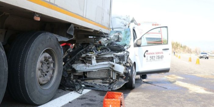 Bolu'da trafik kazası: 1 ölü, 1 yaralı