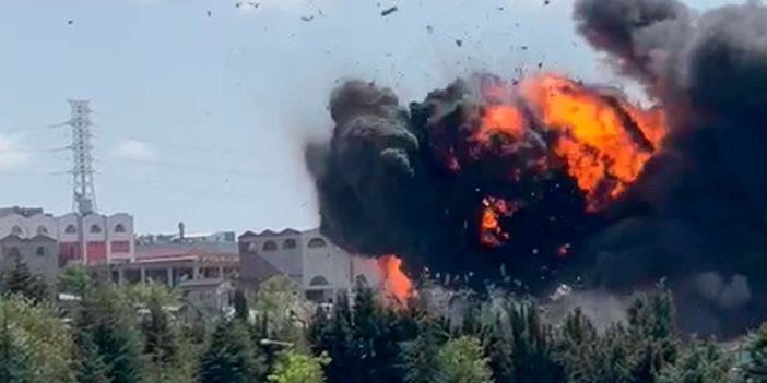 Tuzla'daki patlamadan dehşete düşüren yeni görüntüler