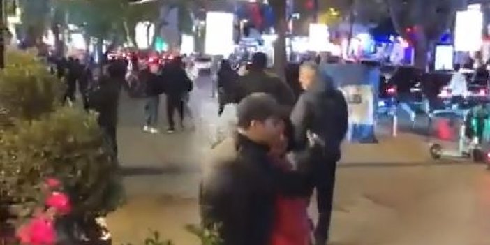 Fenerbahçeliler şampiyonluk kutlayan Trabzonsporlu taraftarları kovaladı! Bağdat Caddesi karıştı