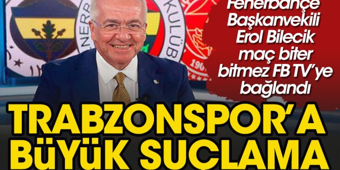 Fenerbahçe'den Trabzonspor'a büyük suçlama