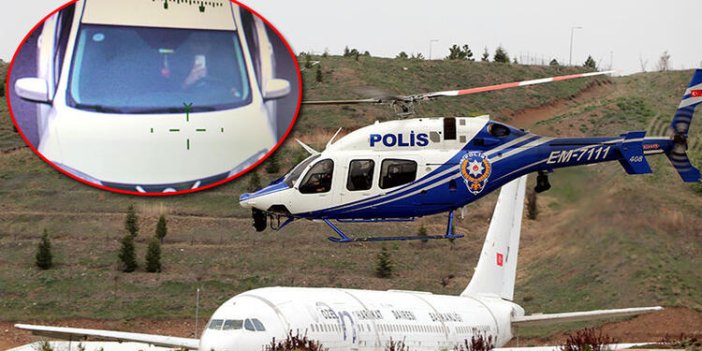 Polis helikopterini çekenlere ceza: Siz siz olun bu hataya düşmeyin