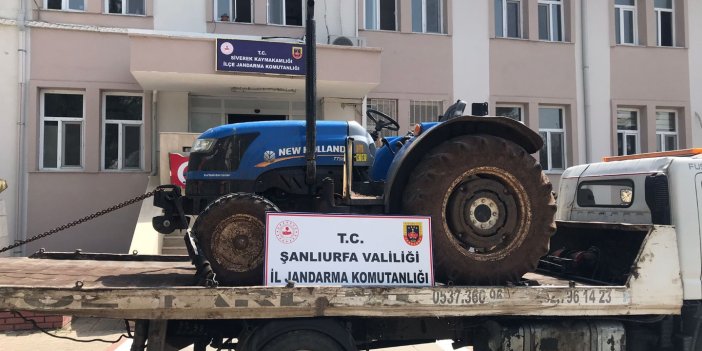 Gaziantep'te çalınan traktör, Şanlıurfa'da tarla sürülürken ele geçirildi