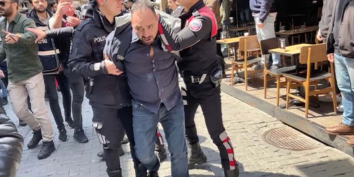 Beşiktaş’tan Taksim’e yürümeye çalışan polis müdahalesi! Çok sayıda gözaltı var…