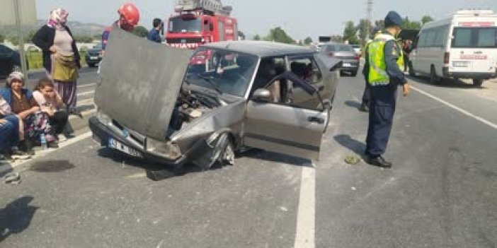 Aydın'da trafik kazası. Çok sayıda yaralı var