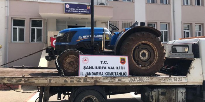 Gaziantep'ten çalınan traktör Şanlıurfa'da bulundu