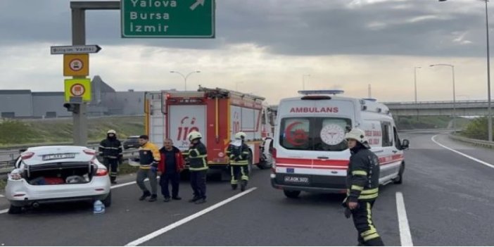 Anadolu Otoyolu'nda kaza: 1 ölü, 5 yaralı