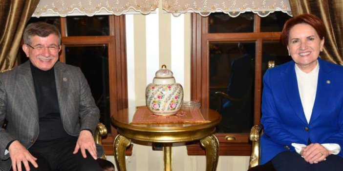 Davutoğlu'ndan Akşener'e bayram ziyareti