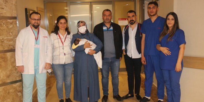 Miran bebek ilk nefesini doğduktan 7 gün sonra aldı