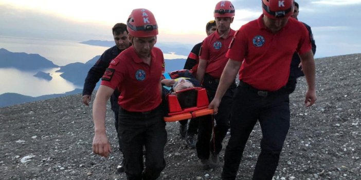 Fethiye'de paraşüt kazası: Rus pilot kayalıklara düştü