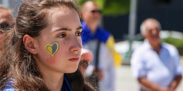 Antalya’da Rusya protestosu