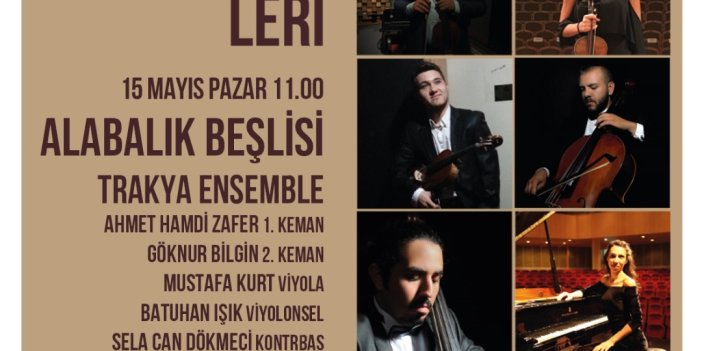 Trakya Ensemble  "Alabalık Beşlisi"  ile  Süreyya Operası Kahve Konserleri'nde…