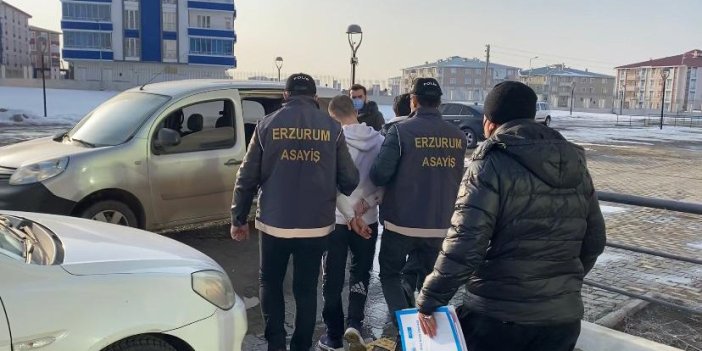 Erzurum'da 58 kişi tutuklandı