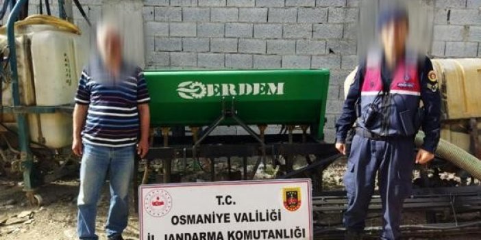 Evin bahçesinden park halinde olan tarım aleti çalındı: 1 gözaltı