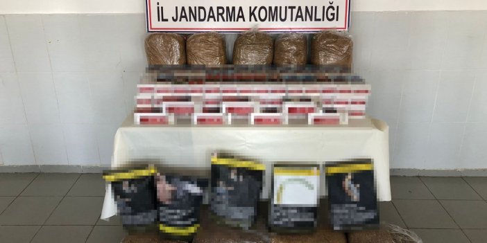 Kocaeli'de 82 kilo kaçak tütün ele geçirildi