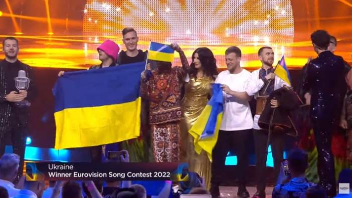 Eurovision 2022'nin birincisi Ukrayna oldu 'İşte o şarkı'