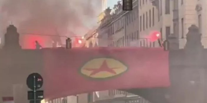 Rezil İsveç. Terör örgütü PKK gösteri yaptı İsveç öylece izledi. Bir de NATO’ya girmek için destek istiyor