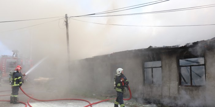 Bolu’da fabrika yangını: Kullanılamaz hale geldi