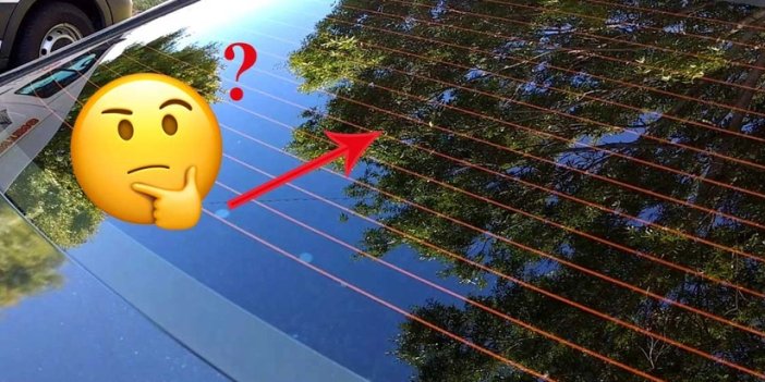 Otomobillerin arka camındaki yatay çizgiler ne işe yarar?