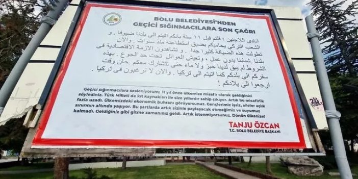 Tanju Özcan Suriyelilere bu kez Arapçayla seslendi! Dikkat çeken ifadeler