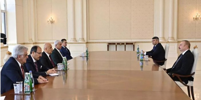 Azerbaycan Cumhurbaşkanı Aliyev, Tarım ve Orman Bakanı Kirişci ile görüştü