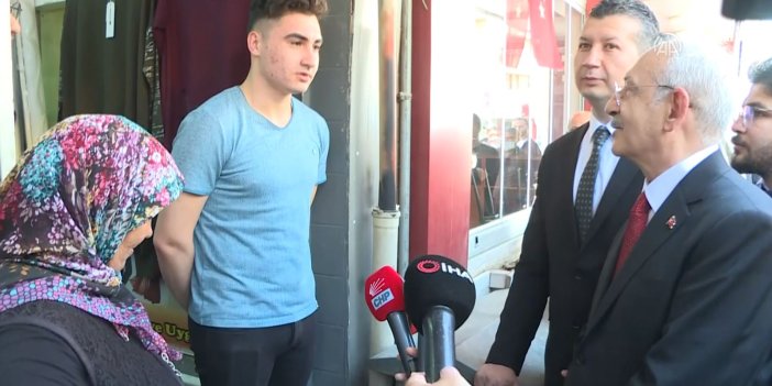Kılıçdaroğlu, Bucak'ta esnafı ziyaret etti