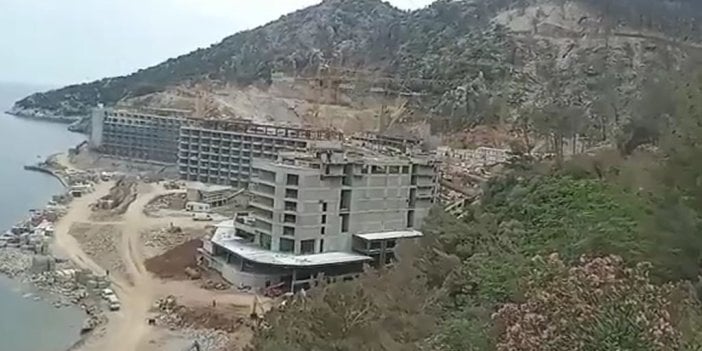 Marmaris’in el değmemiş koyu katledildi. Beton, rezalet ve doğaya ihanet