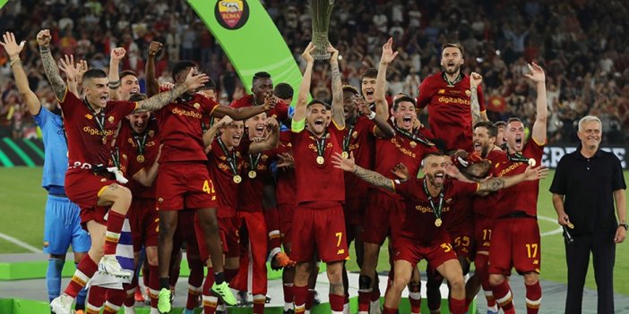 UEFA Avrupa Konferans Ligi'nde şampiyon Roma!