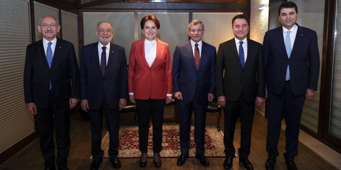 Altılı zirve öncesi liderlerden ‘Türkiye'nin Masası’ videosu