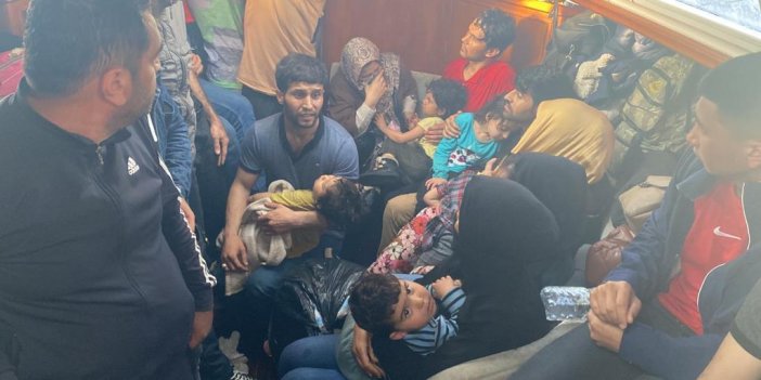 Muğla'da teknede 35 göçmen yakalandı