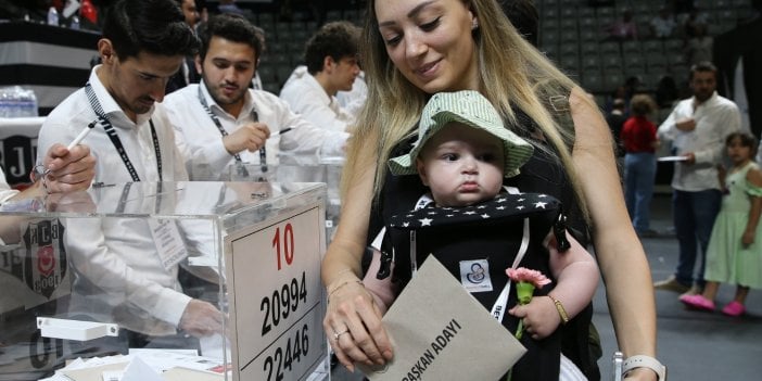 Beşiktaş'ta seçim heyecanı böyle yaşandı