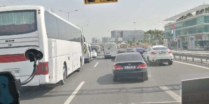 İstanbul'da 'Millet Bahçesi' trafiği