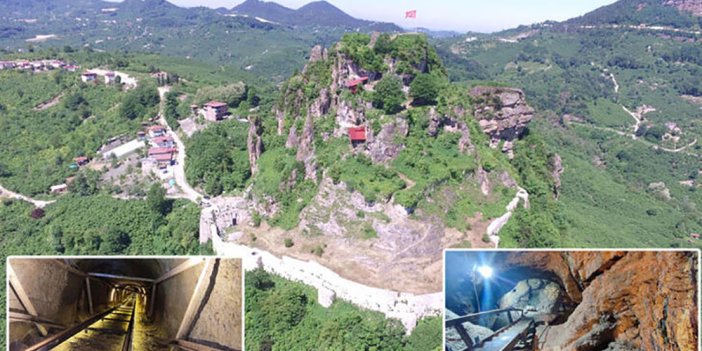 Türkiye’de tek olacak! Tarihi kalenin 250 metrelik dehlizine raylı sistem...