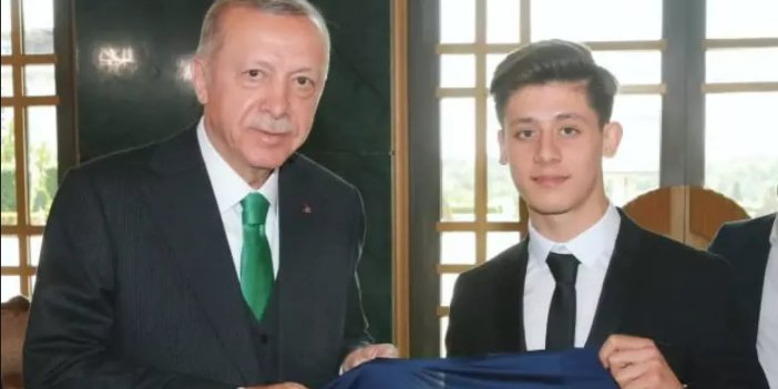 Fenerbahçe'nin genç yıldızı Arda Güler Erdoğan ile buluştu