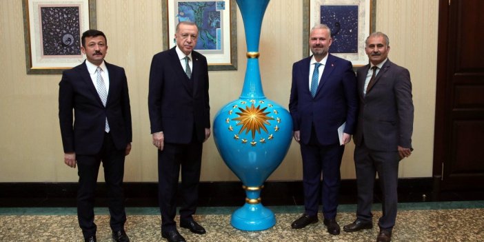 Erdoğan'dan özel tasarım vazo siparişi verdi. Yabancı liderlere hediye etmek için 50 adet üretilecek