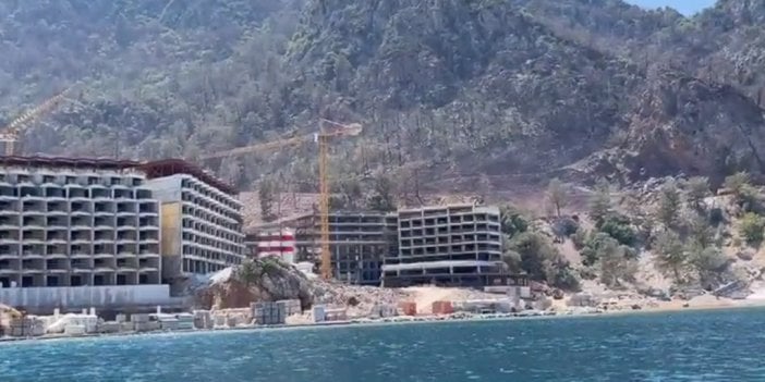 Marmaris Belediyesi neden duruyor. İnşaat haldur huldur devam ediyor. Görüntüye bakın ve ağlayın