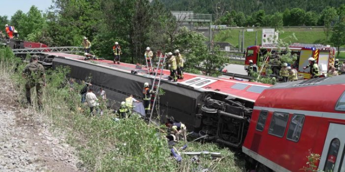 Almanya'da tren kazasında can kaybı artıyor