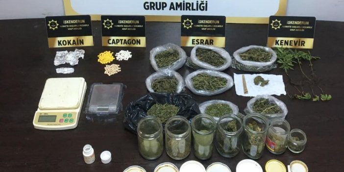 İskenderun’da uyuşturucu operasyonu: 4 gözaltı