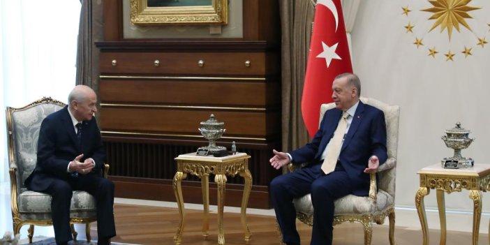 Cumhurbaşkanı Erdoğan Beştepe'de Bahçeli’yle görüştü