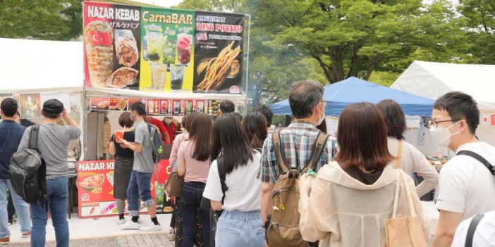 Tokyo'daki Türkiye Festivali renkli görüntülere sahne oldu