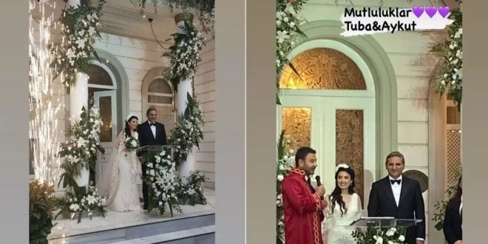 CHP'li Aykut Erdoğdu ile Tuba Torun Kafkas müziği eşliğinde evlendi