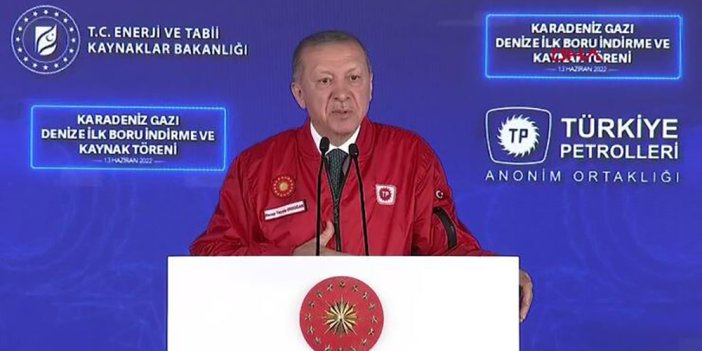 Erdoğan, Karadeniz Gazı Denize İlk Boru İndirme ve Kaynak Töreni'nde konuştu