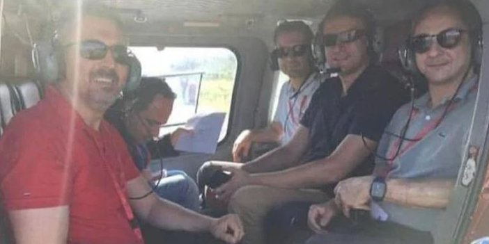 Eczacıbaşı çalışanlarının helikopter kazasından önceki son fotoğrafı