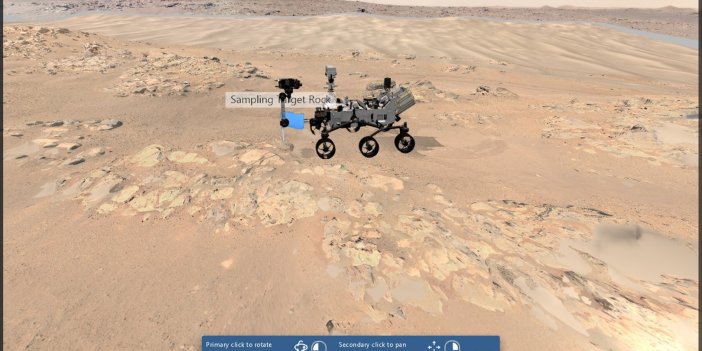 NASA Mars'ın yüzeyinde çöp tespit etti