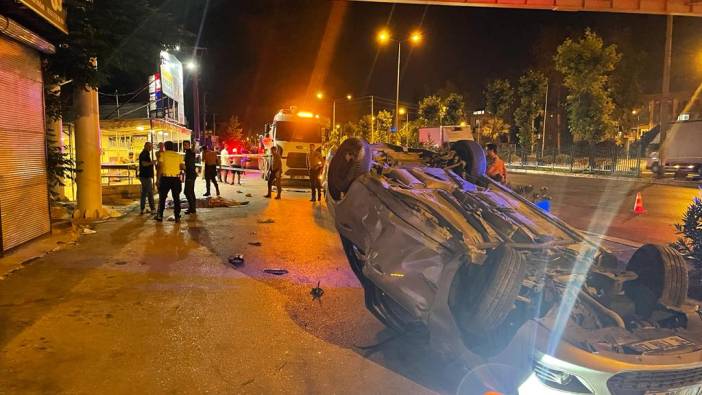 Antalya'da otomobil ile motosiklet çarpıştı. 1 ölü 2 yaralı (17 Haziran 2022)