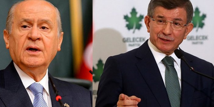 Gelecek Partisi lideri Davutoğlu kendisini mandacı ilan eden Devlet Bahçeli'ye yanıt verdi