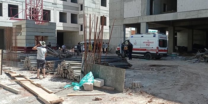 Sivas'ta iş kazası. 6. kattan düşen inşaat işçisi hayatını kaybetti