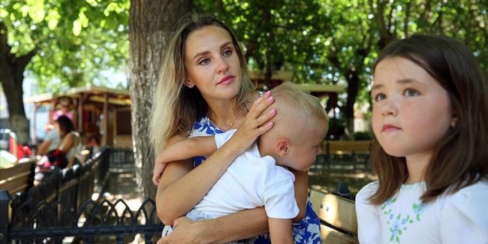 Türkiye'ye sığınan Ukraynalı çocukların hüzünlü Babalar Günü