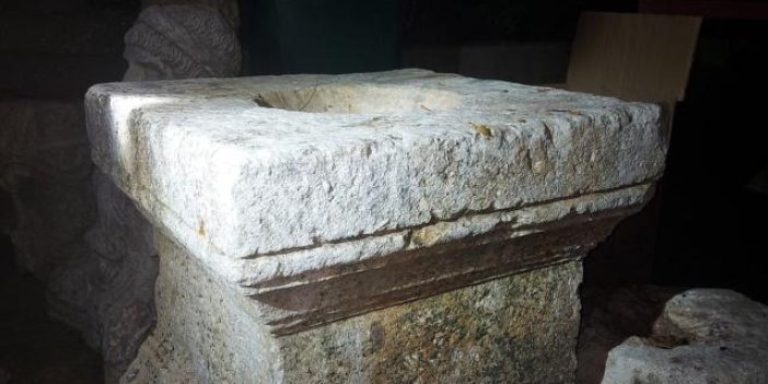 Hatay'da Roma dönemine ait olduğu değerlendirilen 10 kaide ele geçirildi